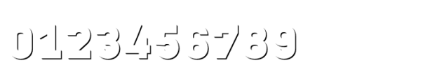 Chamelton 31 Extrude Black 2 Small Font OTHER CHARS
