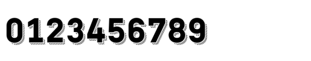 Chamelton 32 Divided Extrude Bold 3 Lines Font OTHER CHARS