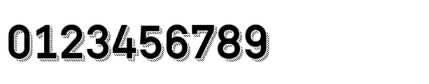 Chamelton 32 Divided Extrude Semi Bold 3 Lines Font OTHER CHARS