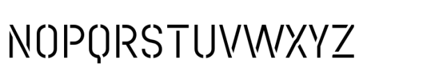 Chamelton 35 Gap Light Font UPPERCASE