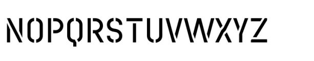 Chamelton 35 Gap Regular Font UPPERCASE