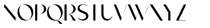 Chamer Font UPPERCASE
