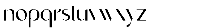 Chamer Font LOWERCASE