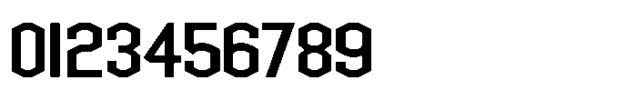 Chamfer Sans JNL Regular Font OTHER CHARS