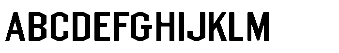 Chamfer Sans JNL Regular FONT