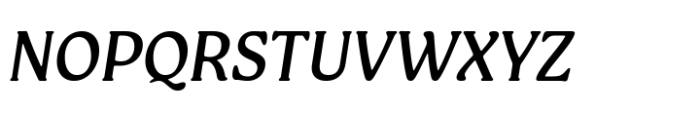 Champie Medium Italic Font UPPERCASE