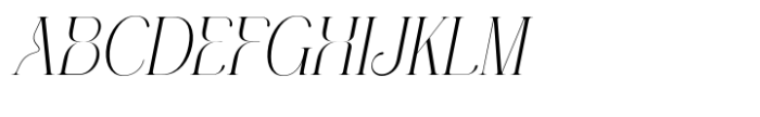 Chanberlin Italic Font UPPERCASE