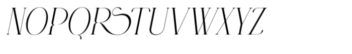 Chanberlin Italic Font UPPERCASE