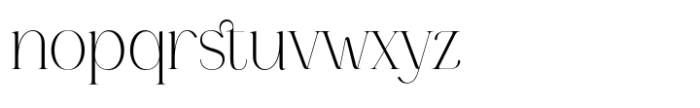 Chanberlin Regular Font LOWERCASE
