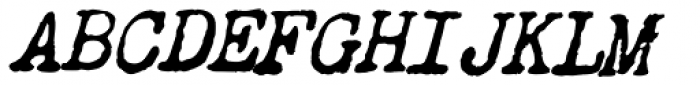Chandler 42 Medium Italic Font UPPERCASE