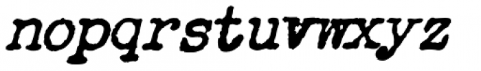 Chandler 42 Medium Italic Font LOWERCASE