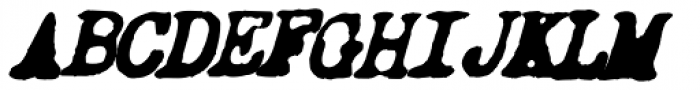 Chandler 42 Noir Italic Font UPPERCASE