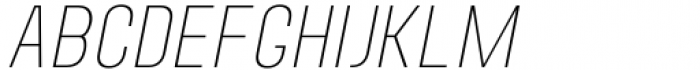 Chandler Mountain Thin Slanted Font LOWERCASE