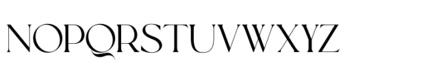 Chandrea Serif Font UPPERCASE