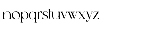 Chandrea Serif Font LOWERCASE