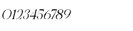 Chanel Gleminore Italic Font OTHER CHARS