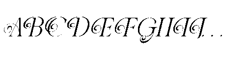 Chanel Gleminore Italic Font UPPERCASE