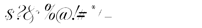 Changretta Font OTHER CHARS