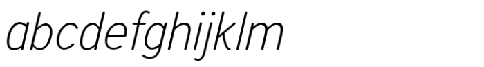 Chankfurter Condensed Light Italic FONT