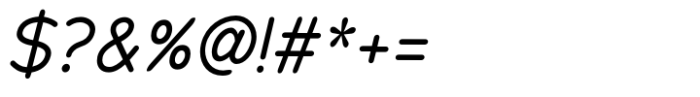 Chankfurter Italic Font OTHER CHARS
