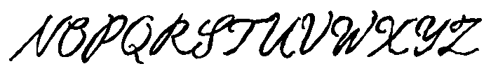 Chanson Reverie Script Font UPPERCASE
