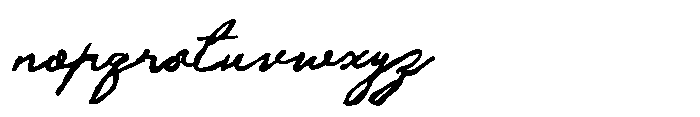Chanson Reverie Script Font LOWERCASE