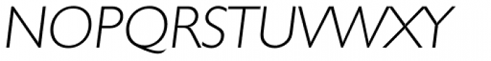 Chantilly Serial ExtraLight Italic Font UPPERCASE