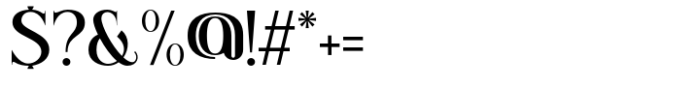 Chaos Agatha Font OTHER CHARS
