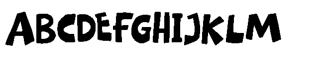 Chaos Block Regular Font UPPERCASE