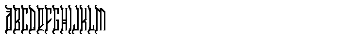 Chaoseum Regular Font UPPERCASE