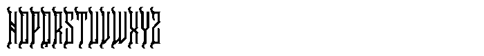 Chaoseum Regular Font UPPERCASE