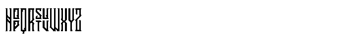 Chaoseum Regular Font LOWERCASE