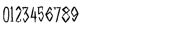 Chaotic Runes Regular Font OTHER CHARS