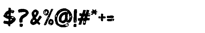 Chaotic Sans Font OTHER CHARS