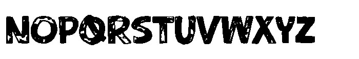 Chaotic Sans Font UPPERCASE