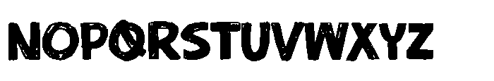 Chaotic Sans Font LOWERCASE