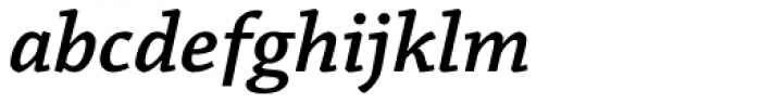 Chaparral Pro Caption SemiBold Italic Font LOWERCASE