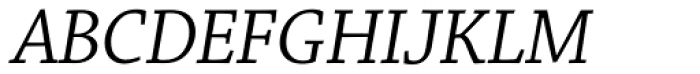 Chaparral Pro SubHead Italic Font UPPERCASE