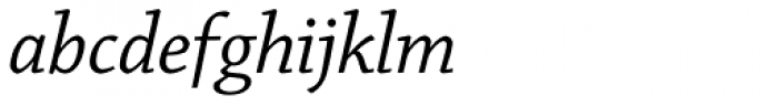 Chaparral Pro SubHead Italic Font LOWERCASE
