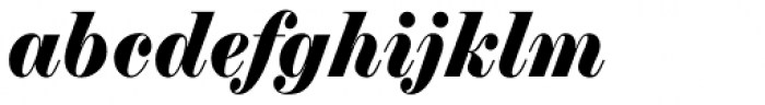 Chapman Black Condensed Italic Font LOWERCASE