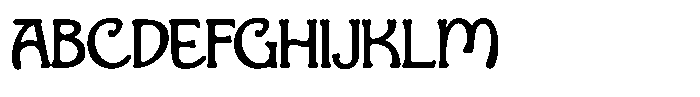 Chapman House Font UPPERCASE