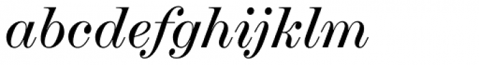 Chapman Medium Italic Font LOWERCASE