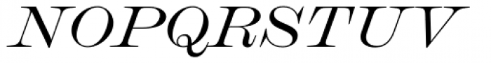 Chapman Regular Extended Italic Font UPPERCASE