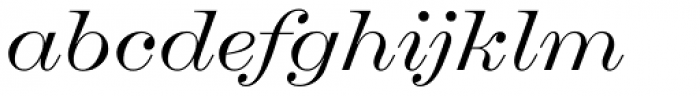 Chapman Regular Extended Italic Font LOWERCASE