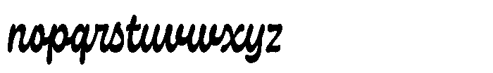 Chapney Font LOWERCASE