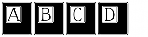 Chapter Initials Font UPPERCASE