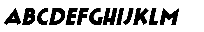 Chapter Play JNL Chapter Play Oblique JNL Regular Font UPPERCASE