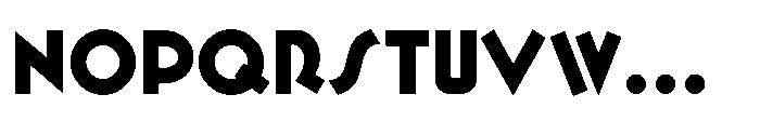 Chapter Play JNL Regular Font UPPERCASE