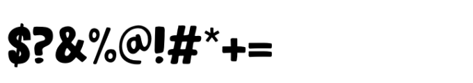 Chapuza Regular Font OTHER CHARS