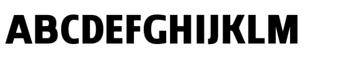 Character Sans Bold Font UPPERCASE